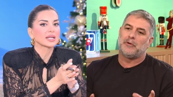 Η Σταματίνα Τσιμτσιλή και ο Βασίλης Μπισμπίκης