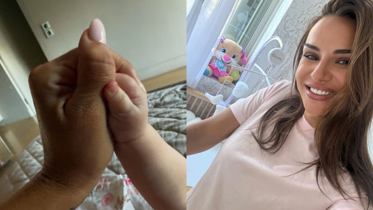 Η Ελένη Τσολάκη και το χεράκι της κόρης της