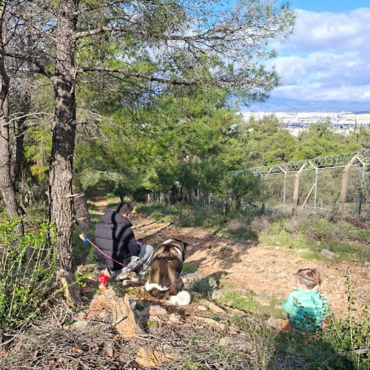 Ο Δημήτρης Αλεξάνδρου με τον γιο του, Πάρη