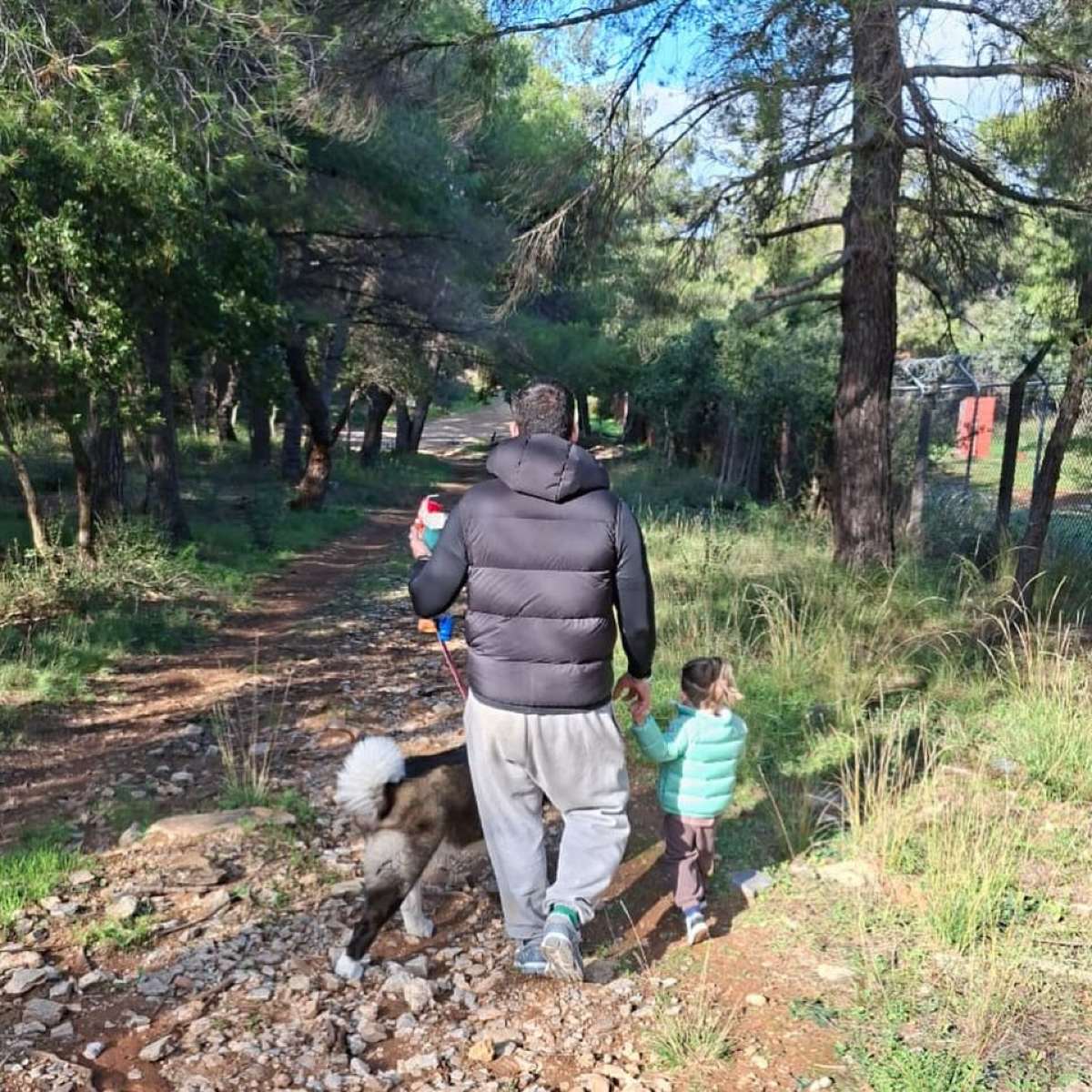 Ο Δημήτρης Αλεξάνδρου με τον γιο του, Πάρη