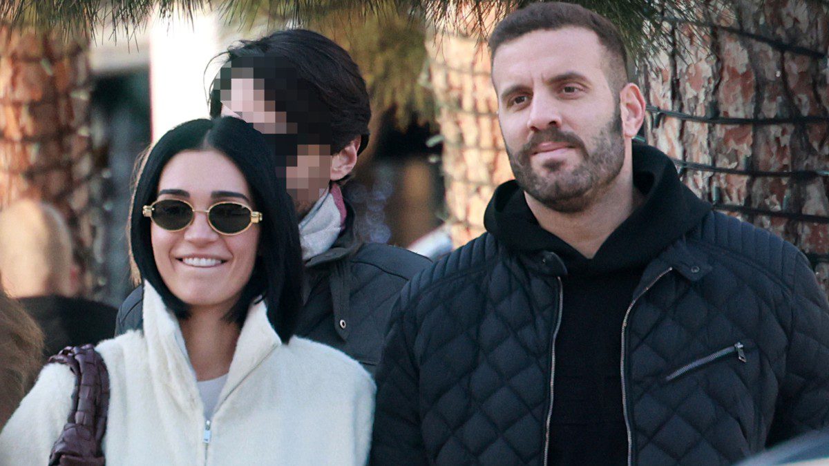 Ο Νίκος Παππάς με τη σύντροφό του Νάνσυ Παρτσινέβελου