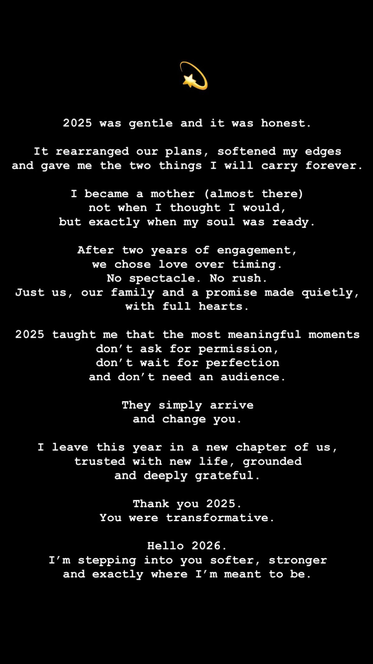 Το μήνυμα από την Πατρίτσια Μίλικ Περιστέρη για τον γάμο της