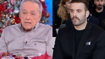 Ο Ανδρέας Μικρούτσικος και ο Νίκος Παππάς