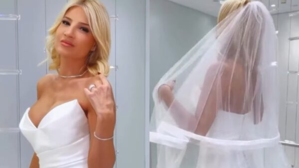 Η Φαίη Σκορδά ως νύφη