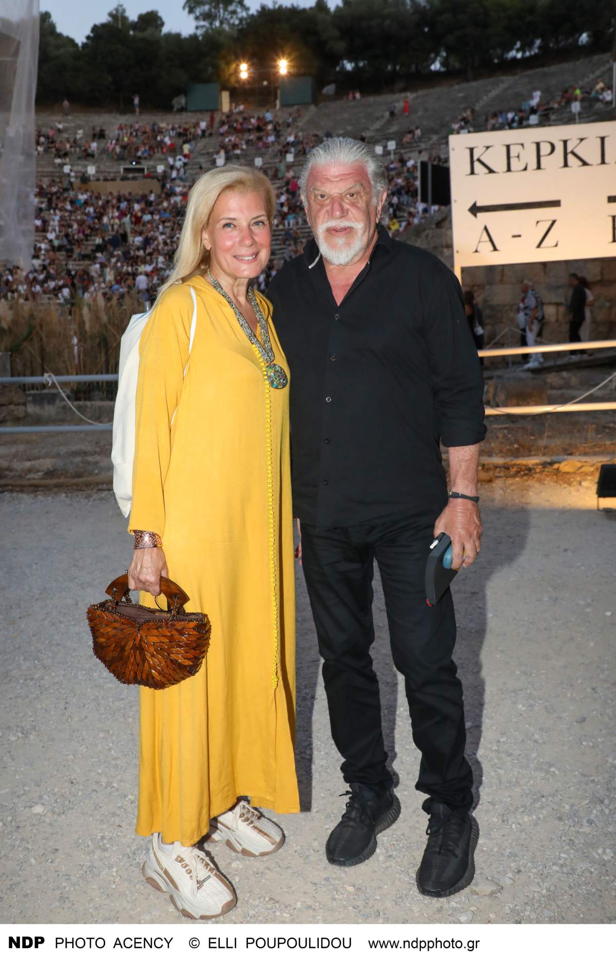 Ο Γιάννης Βούρος και η Λένα Κώνστα