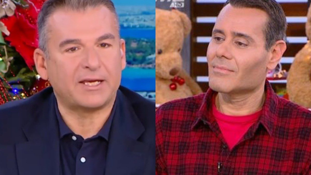 Ο Γιώργος Λιάγκας και ο Νίκος Γεωργιάδης