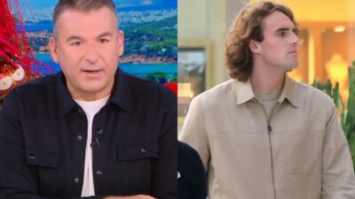 Ο Γιώργος Λιάγκας και ο Στέφανος Τσιτσιπάς