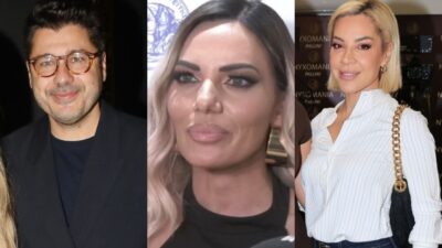 Η Ιωάννα Μαλέσκου, ο Λάμπρος Κωνσταντάρας και η Μαριάντα Πιερίδη