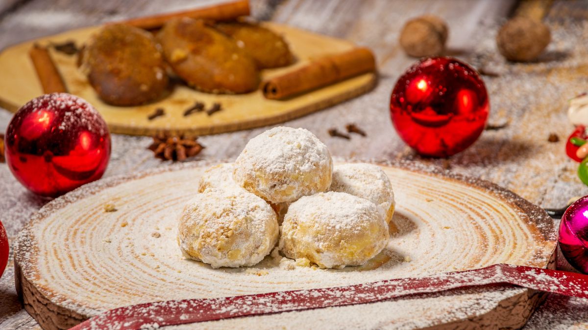 Κουραμπιέδες μελομακάρονα