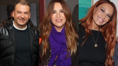 Ο Γιώργος Λιάγκας, η Ναταλία Γερμανού και η Σίσσυ Χρηστίδου