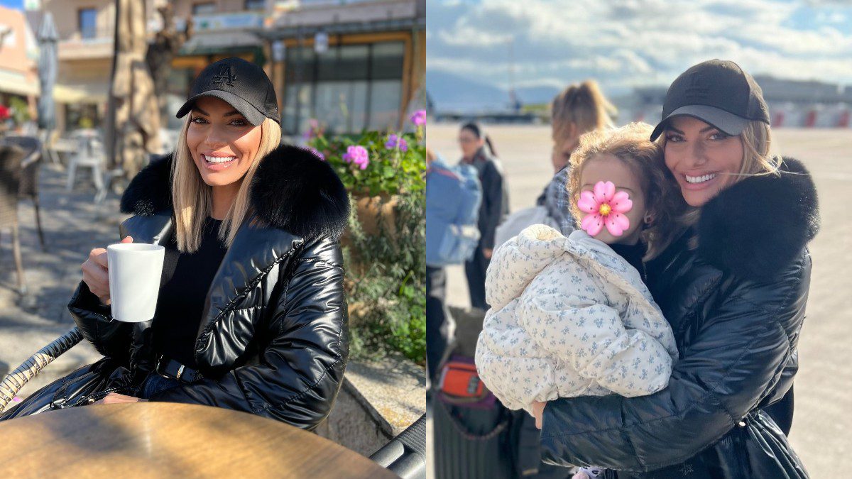 Η Ιωάννα Μαλέσκου με την κόρη της