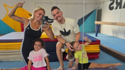 Ο Λευτέρης Πετρούνιας, η Βασιλική Μιλλούση και οι κόρες τους