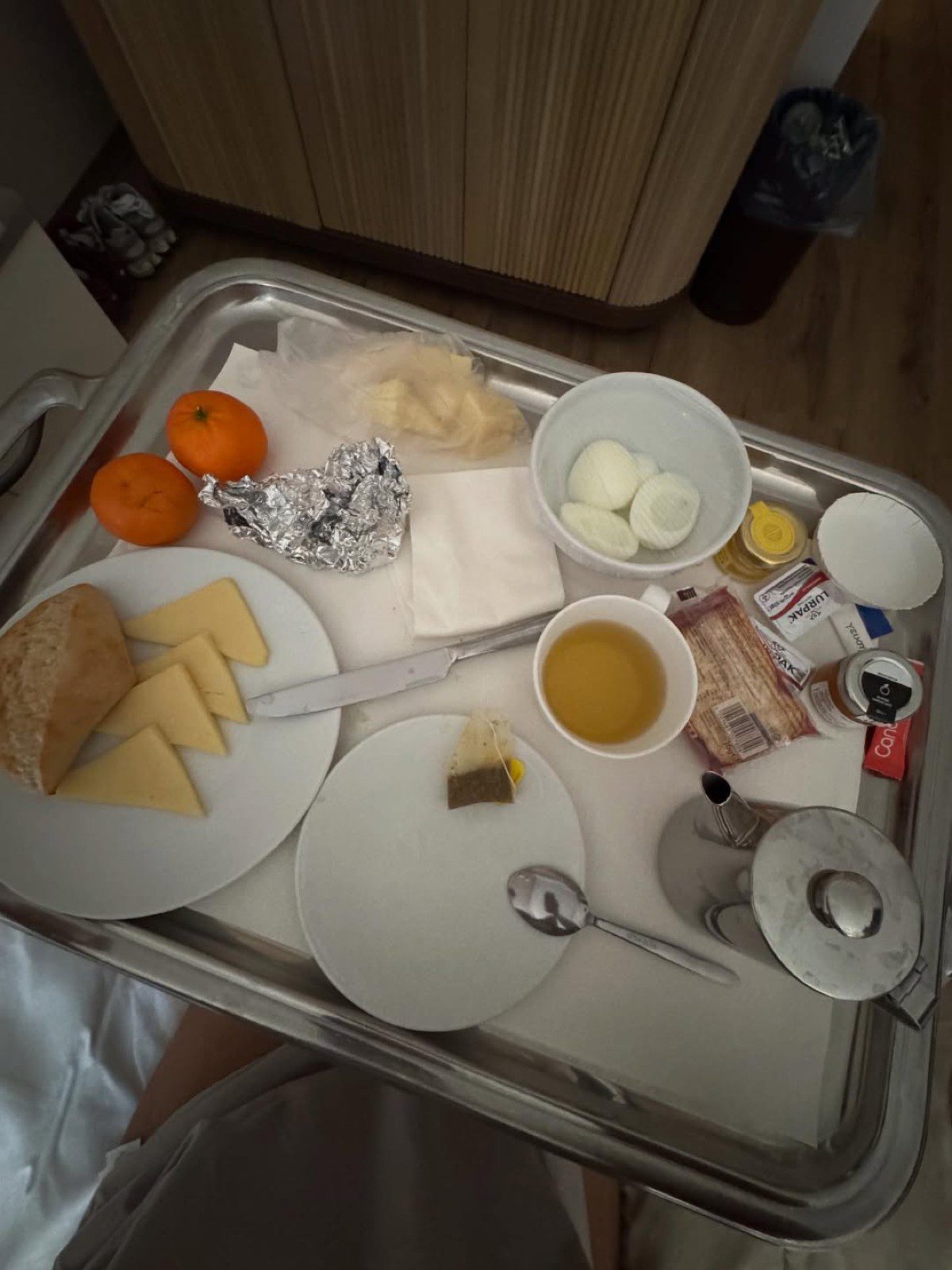 Το φαγητό της Μαρίνας Σάττι στο νοσοκομείο