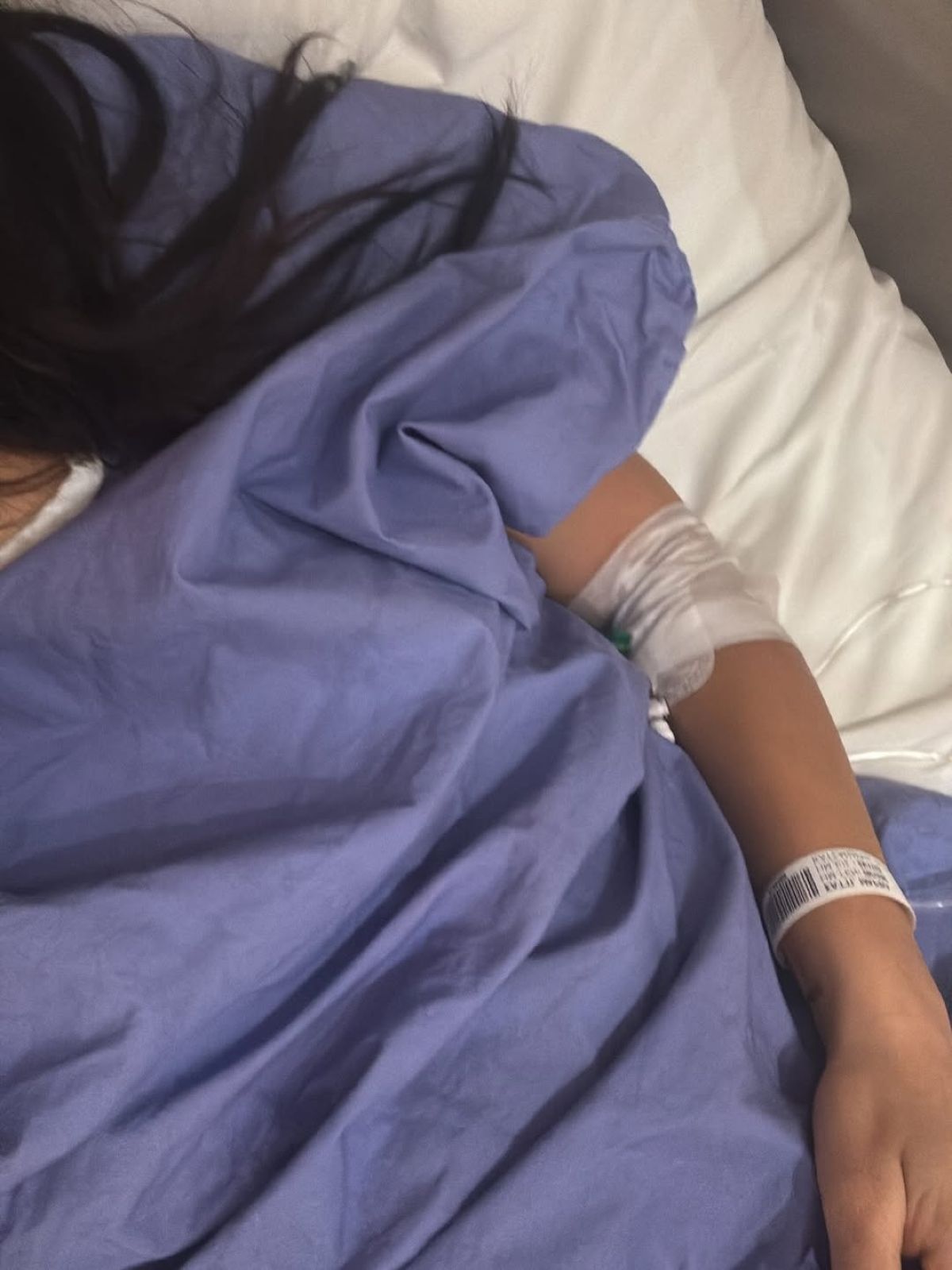 Η Μαρίνα Σάττι στο νοσοκομείο