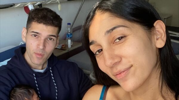 Η Παρασκευή Κερασιώτη με τον σύζυγό της