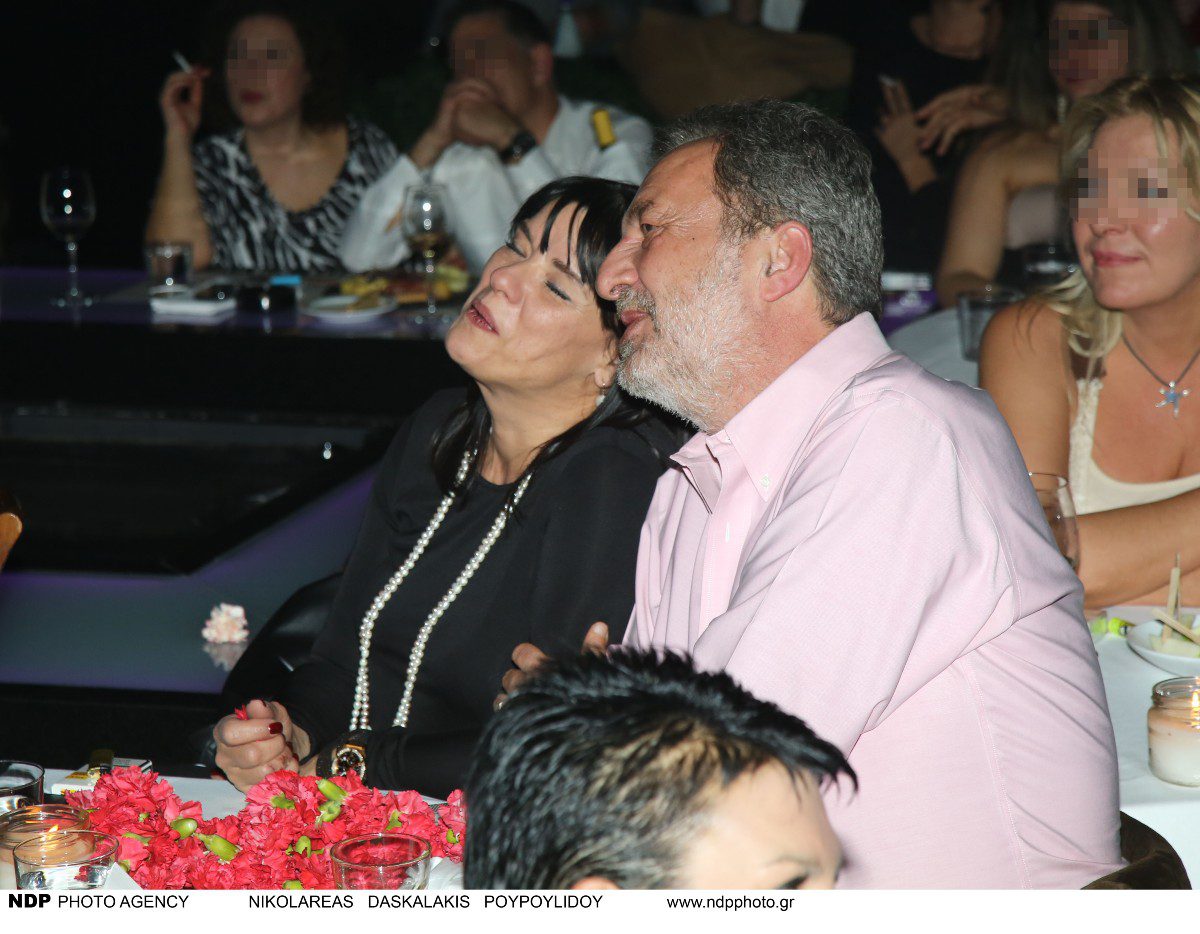 Ο Στρατής Λιαρέλλης με τη σύζυγό του, Νάντια