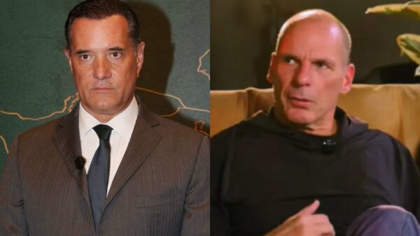 Ο Άδωνις Γεωργιάδης και ο Γιάννης Βαρουφάκης