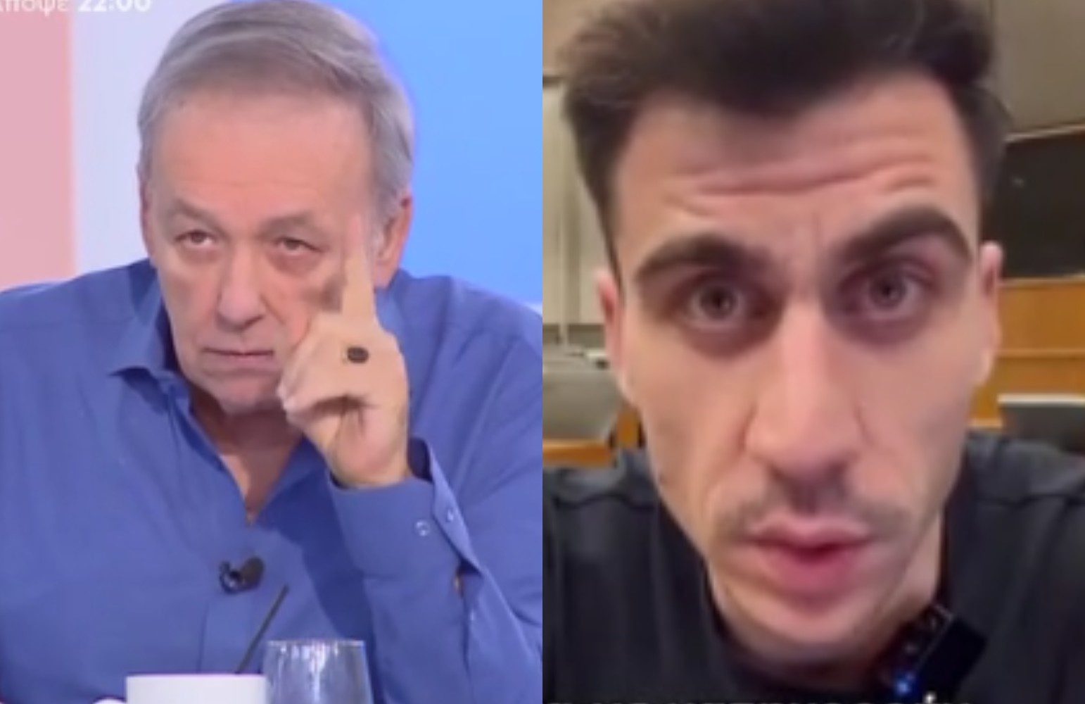 Ο Ανδρέας Μικρούτσικος και ο Φειδίας Παναγιώτου