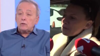 Ο Ανδρέας Μικρούτσικος και η Κατερίνα Καραβάτου