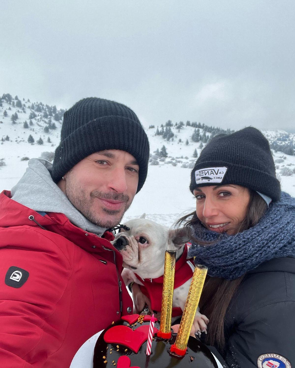 Η Ανθή με τον σύζυγό της