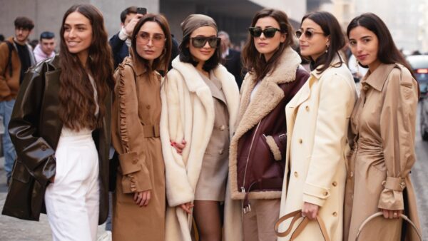 φαρδύ παλτό στο street style