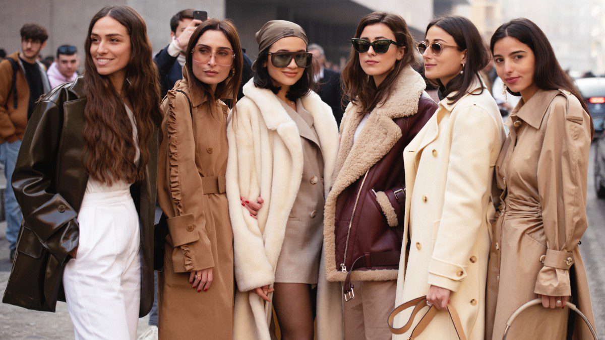 φαρδύ παλτό στο street style