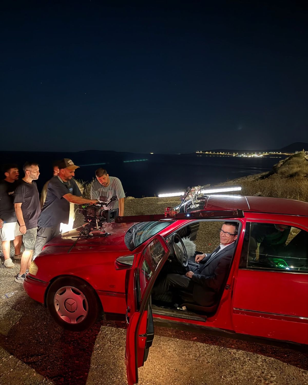 Backstage φωτογραφία από τα γυρίσματα της σειράς, Ο Δικαστής