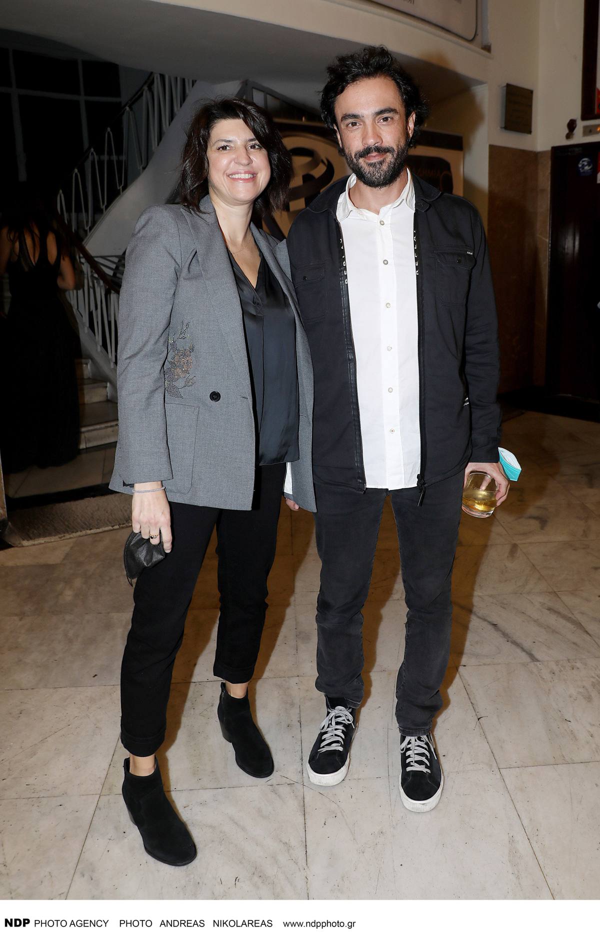 Ο Δημήτρης Κουρούμπαλης μαζί με την σύζυγό του, Φρόσω Κορρού