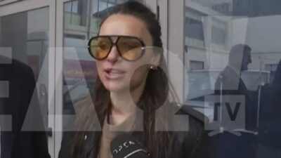 Η Ελένη Τσολάκη σε έξοδό της