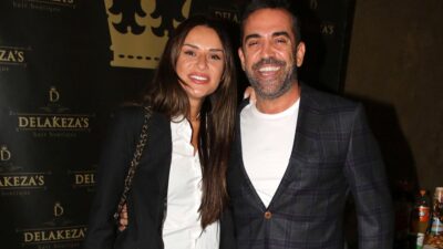 Ο Στέφανος Κωνσταντινίδης και η Ελένη Τσολάκη