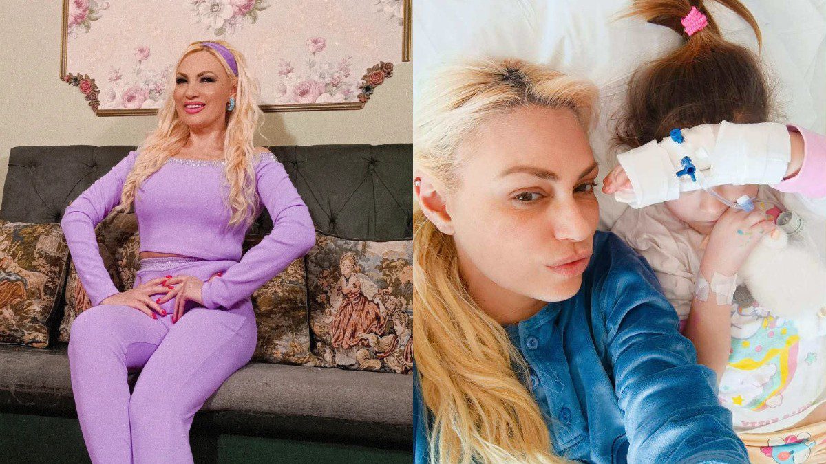 Η Γωγώ Γαρυφάλλου με την κόρη της, Πόπη