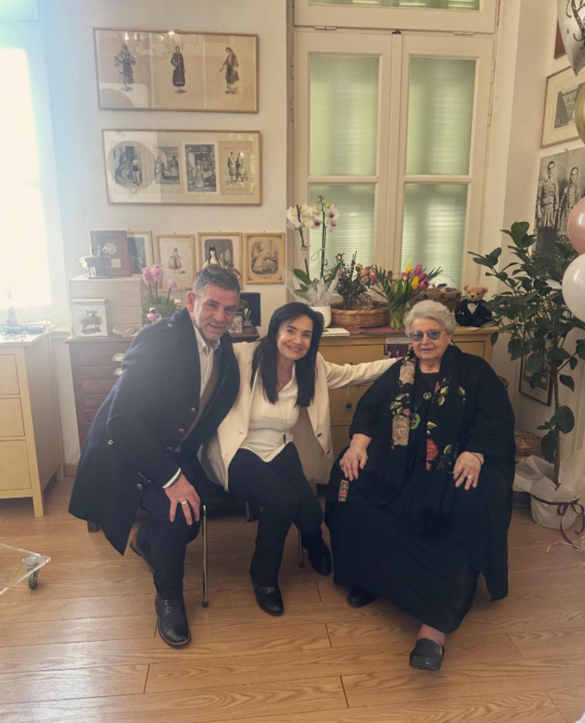 Η Γεωργία Σαμαρά στο Ίδρυμα Βασίλη Παπαντωνίου