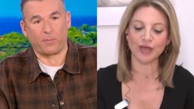 Ο Γιώργος Λιάγκας και η Μαρία Καρυστιανού