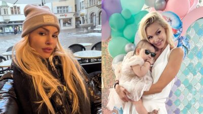 Η Βίκυ Κάβουρα με την κόρη της