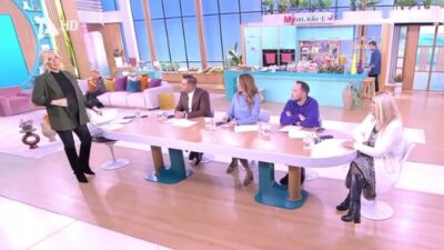 Η Κατερίνα Καινούργιου με τους συνεργάτες της