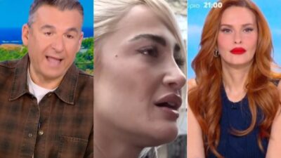 Ο Γιώργος Λιάγκας, η Ιωάννα Τούνη και η Σίσσυ Χρηστίδου