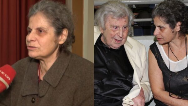 Η Μαργαρίτα Θεοδωράκη και ο Μίκης Θεοδωράκης