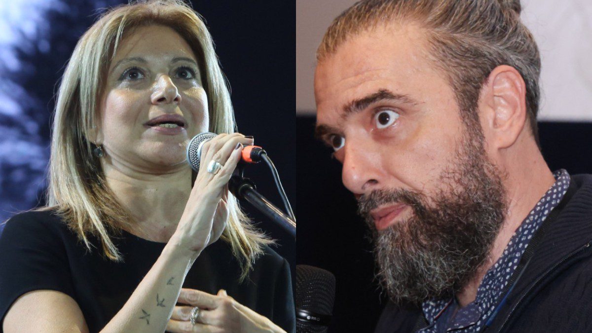 Ο Σωτήρης Τσαφούλιας και η Μαρία Καρυστιανού