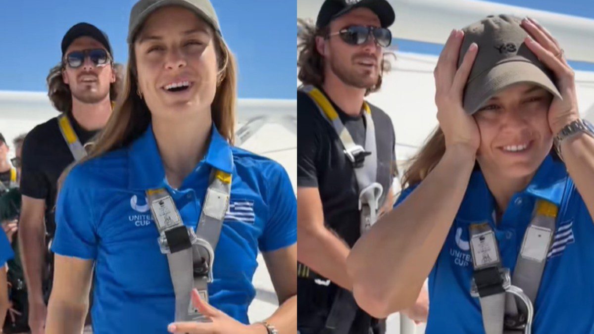 Η Μαρία Σάκκαρη και ο Στέφανος Τσιτσιπάς