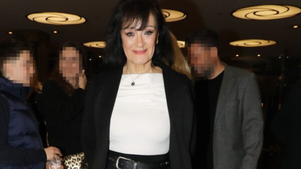 Η Μαρίνα Βλαχάκη σε έξοδό της