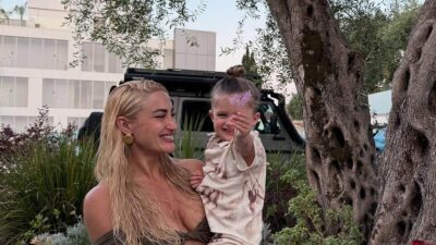 Η Ιωάννα Τούνη με τον γιο της, Πάρη