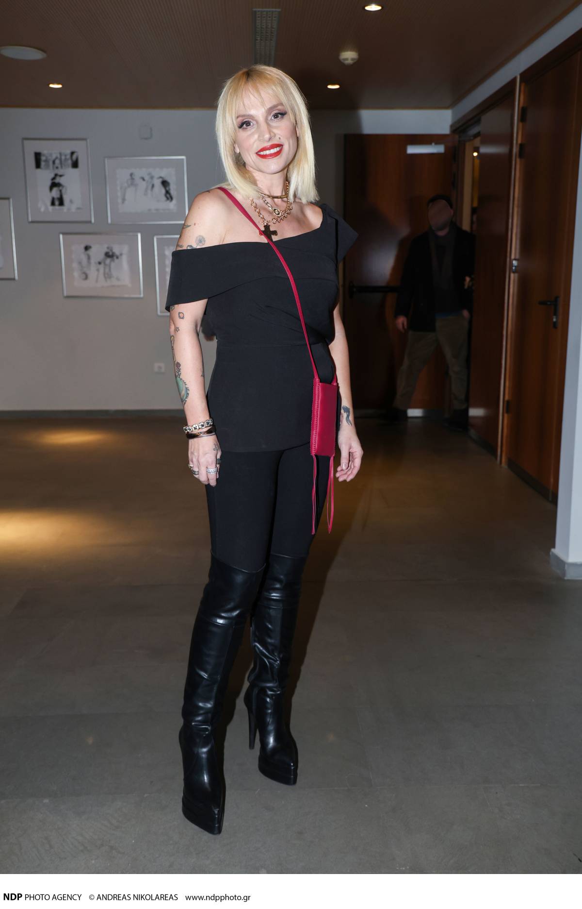 H Ελεωνόρα Ζουγανέλη σε έξοδό της