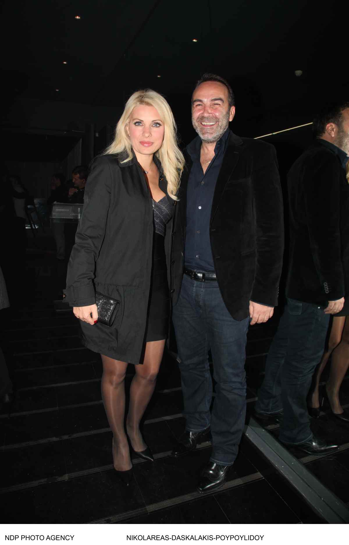 Ο Γρηγόρης Γκουντάρας με την Ελένη Μενεγάκη