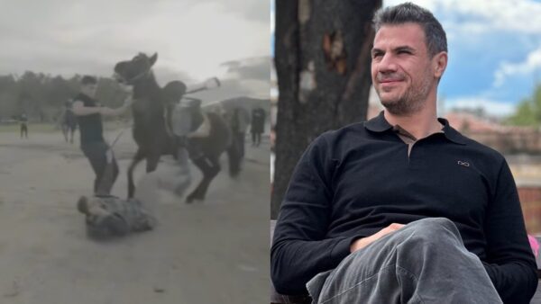 Ατύχημα με το άλογο για τον Άκη Πετρετζίκη