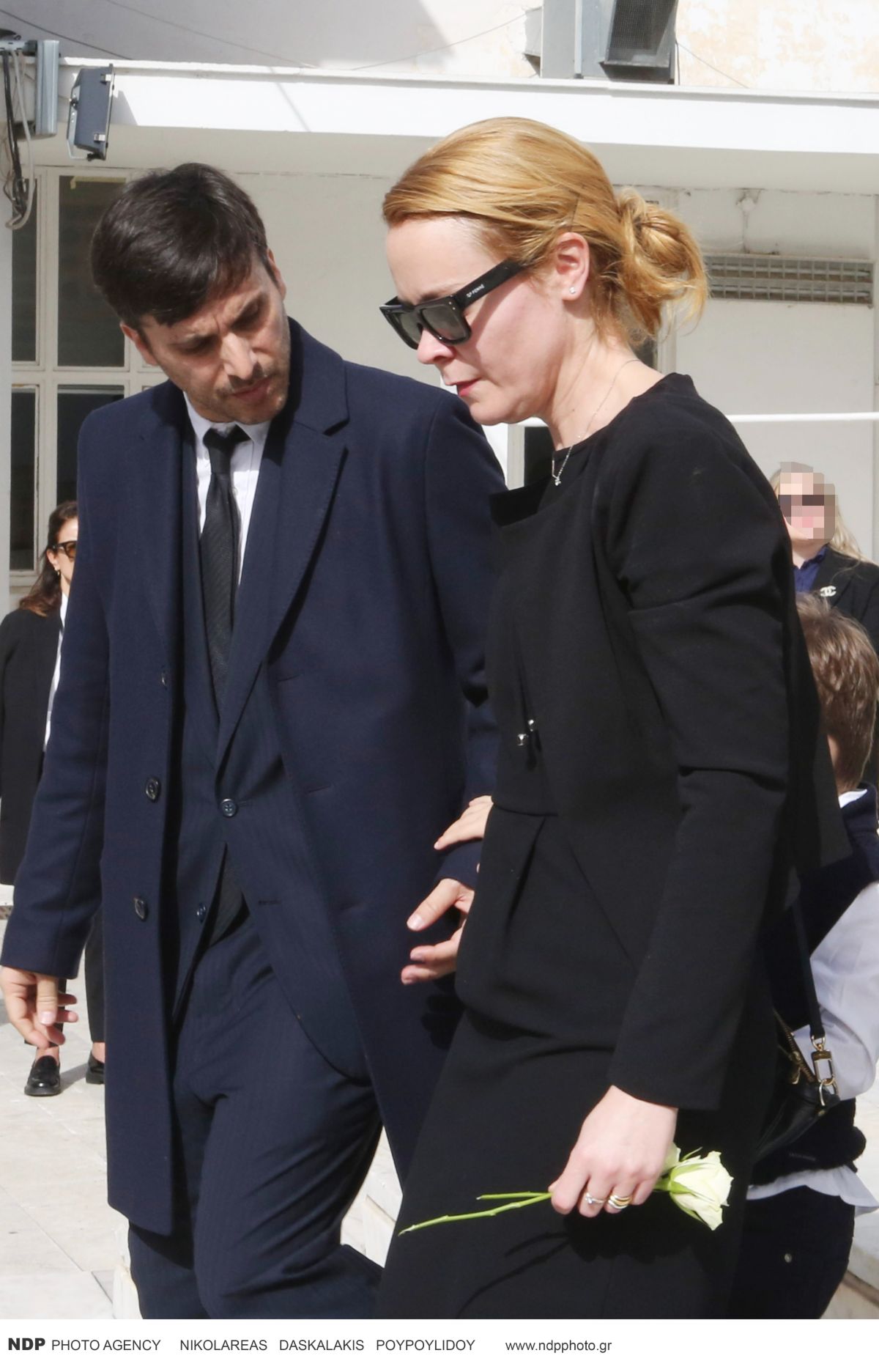 Η Λένα Παπαληγούρα με τον σύζυγό της, Άκη Πάντο