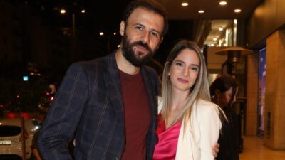 Ο Νίκος Γκέλια με τη σύζυγό του