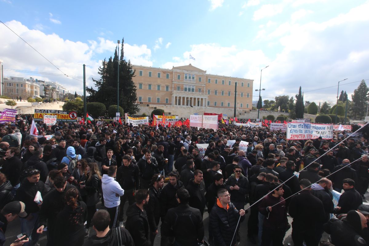 Συγκέντρωση για τα τρία χρόνια από τα Τέμπη