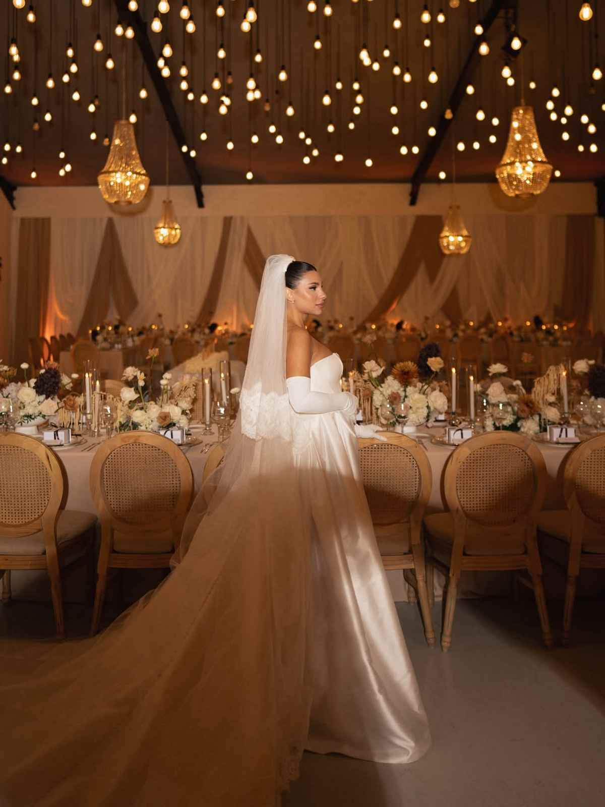 Η Μαριαλένα Ρουμελιώτη την ημέρα του γάμου της