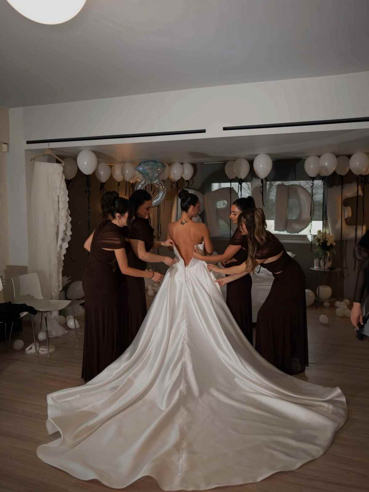 Η Μαριαλένα Ρουμελιώτη την ημέρα του γάμου της