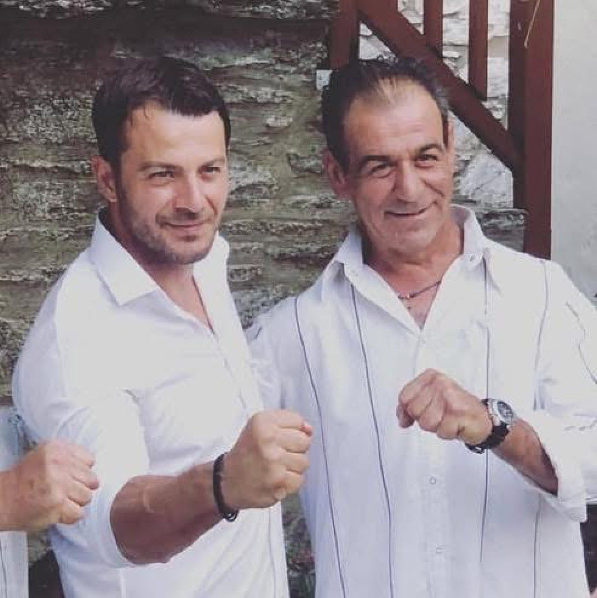 Ο Γιώργος Αγγελόπουλος με τον θείο του